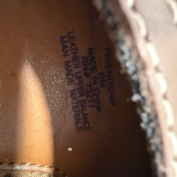 Natural Soul By Naturalizer Brown Suede Leather Friendship Mary Jane Flats Sz 8 - Picture 8 of 9